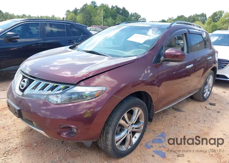 2009 Nissan Murano Le z USA, uszkodzony, nr VIN JN8AZ18W99W121472